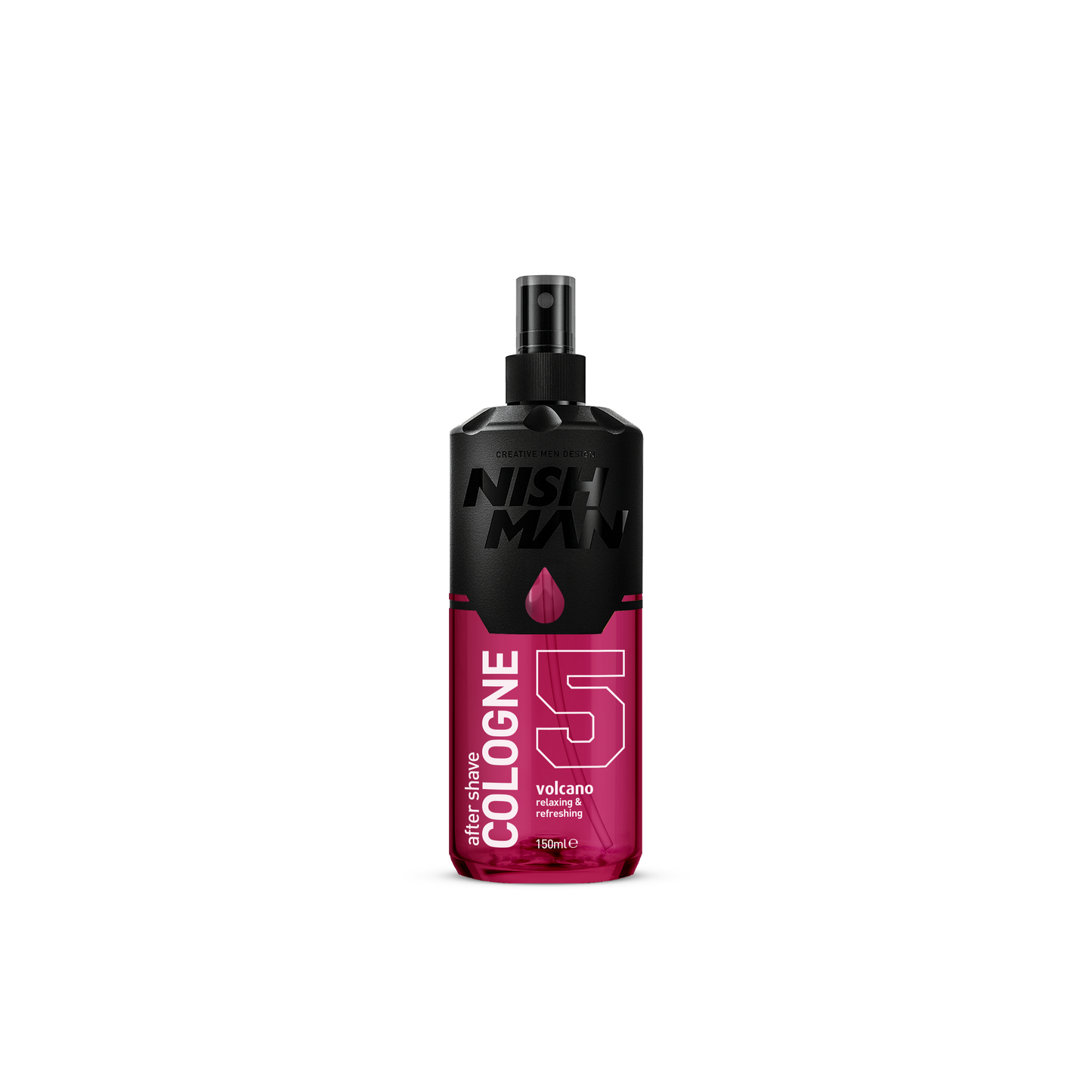 Nishman Cologne Volume 5 spray bottle on a white background
