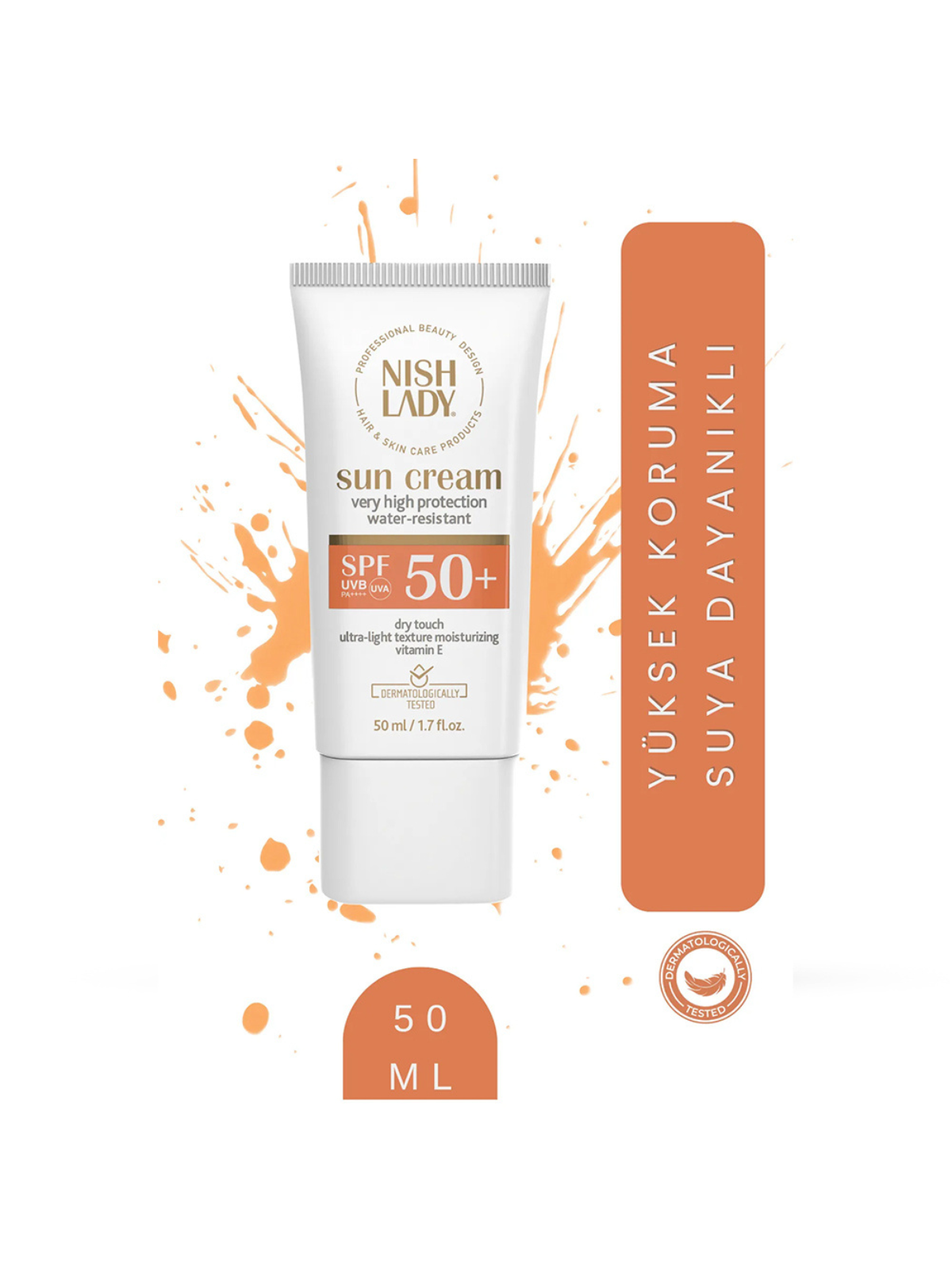 NISHLADY SUN CREAM 50+ SPF 50 ML