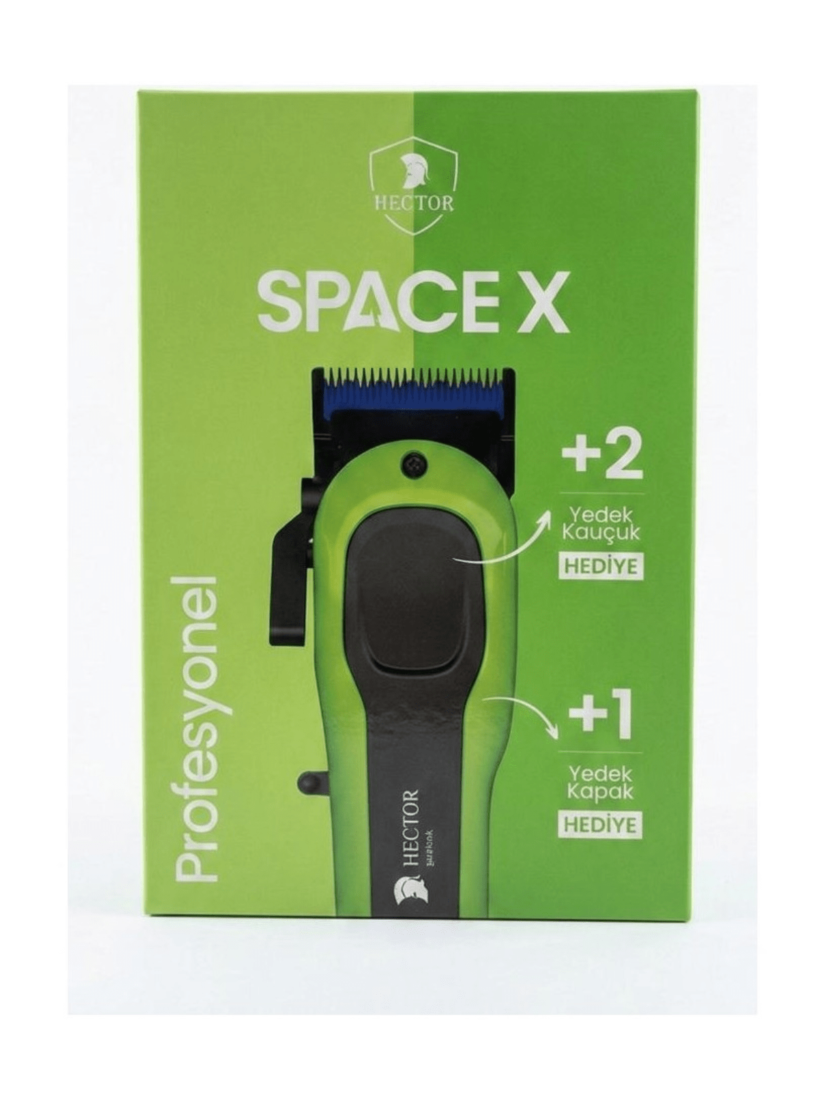 Hector Space X Professional Hair Clipper 8000 RPM – Green