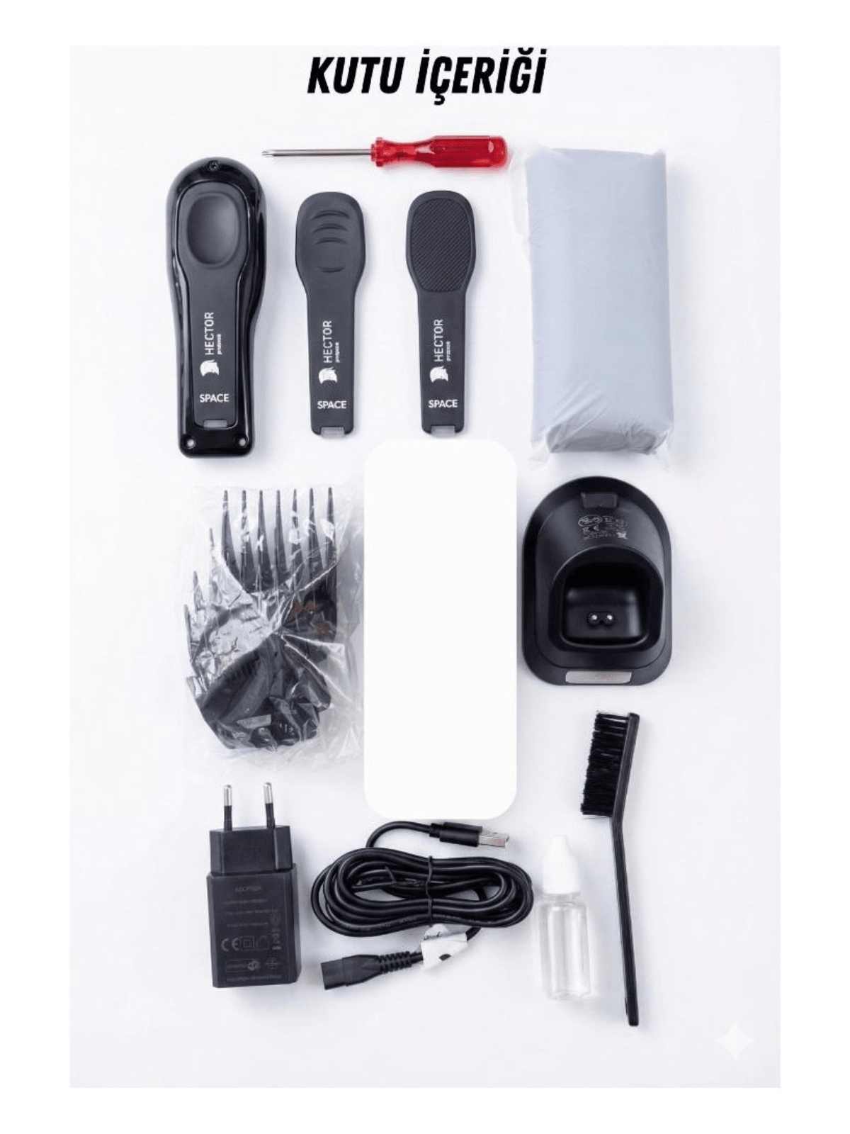 Hector Space X Professional Hair Clipper 8000 RPM – Green