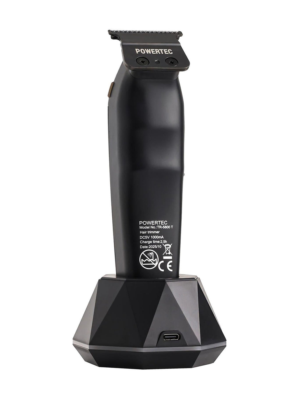 Powertec TR-5800 Hair, Beard & Neck Trimmer – 3-in-1 Grooming Set