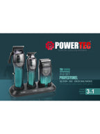 Powertec TR-5900 машинка за коса, брада и врат – комплект 3 в 1