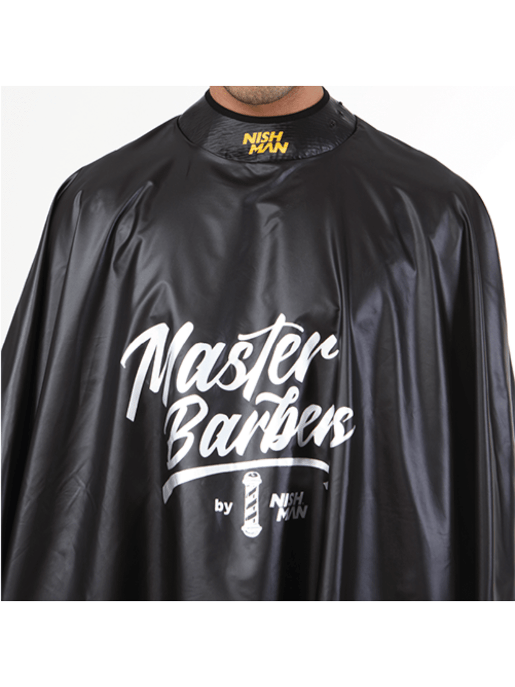NISHMAN Premium Black Barber Cape CP11 4