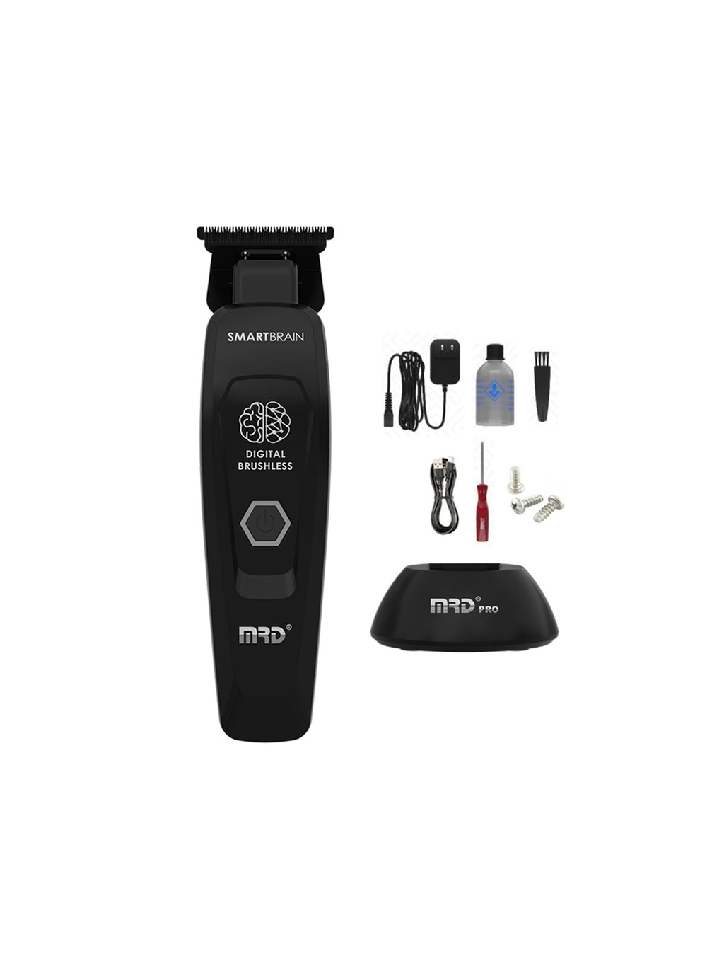 MRD Smart Brain Metal Professional Trimmer - Black