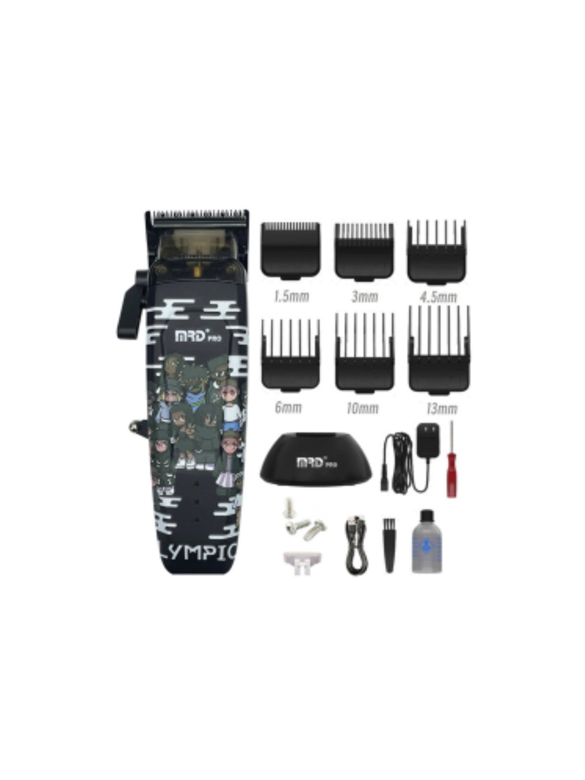 MRD Smart Brain Olympics Professional Hair Clipper - Black