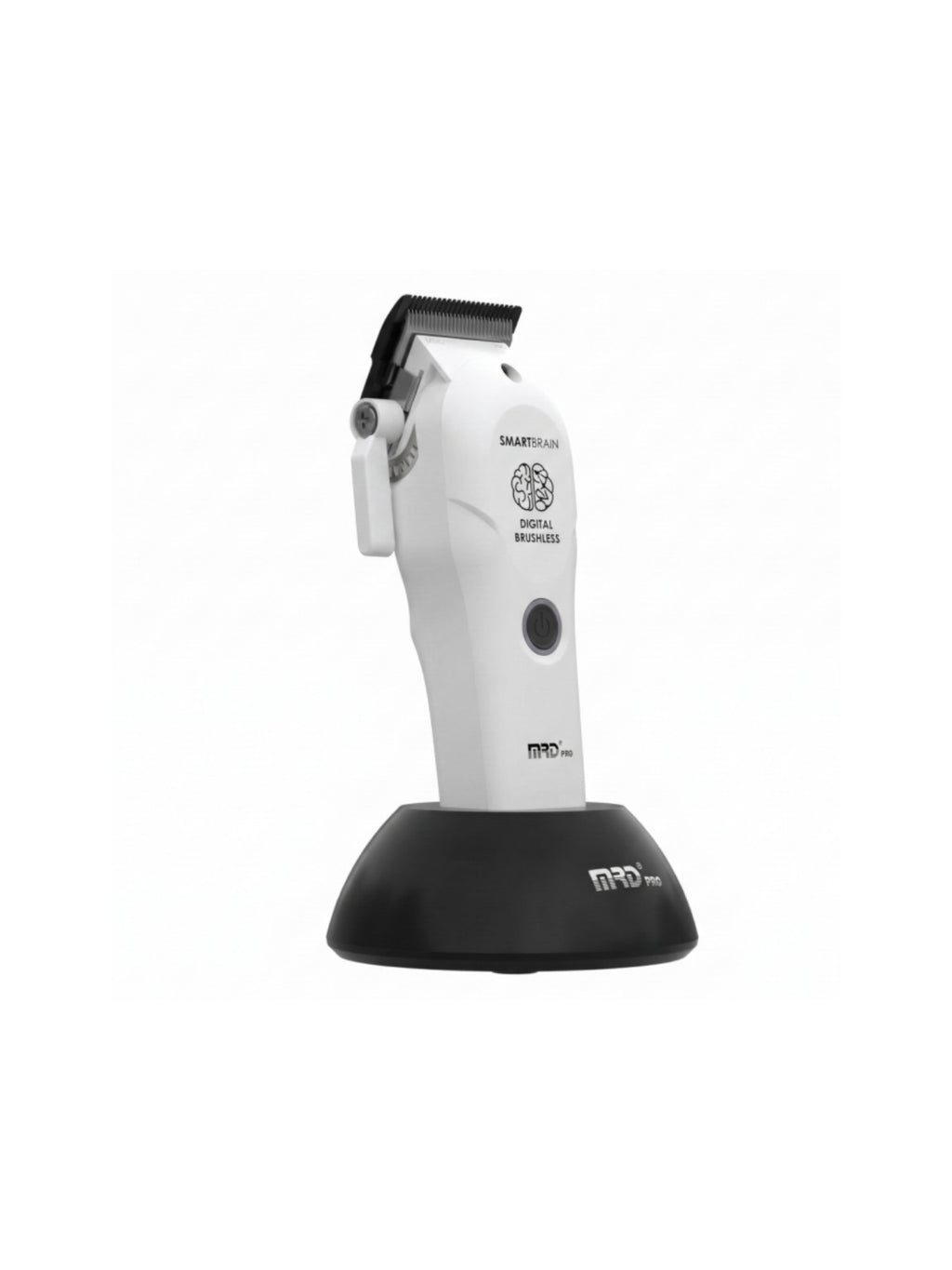 MRD Pro Smart Brain Light Professional Hair Clipper - White