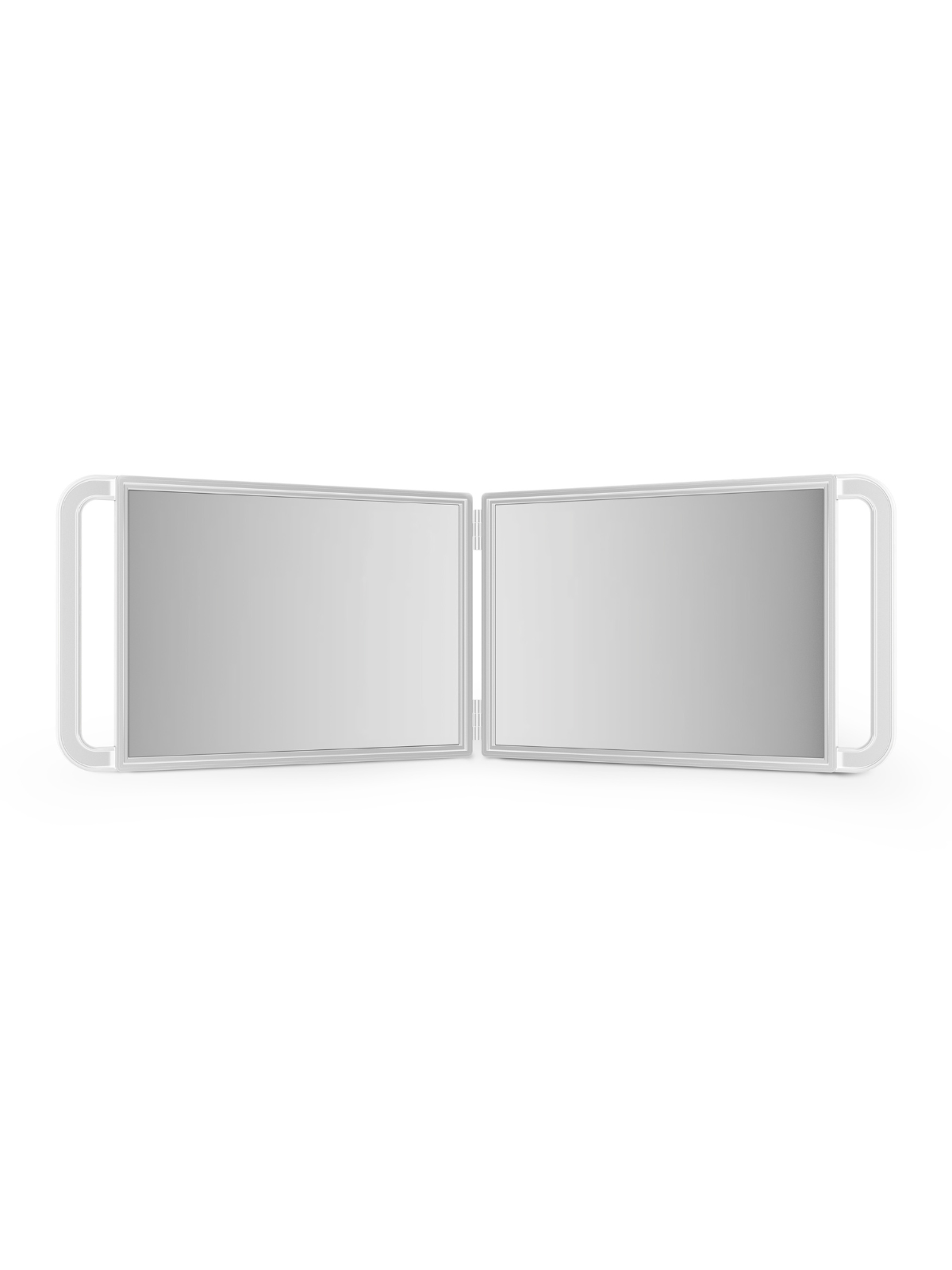JRL Folding Mirror Black / White – Professional Large Foldable Barber Mirror