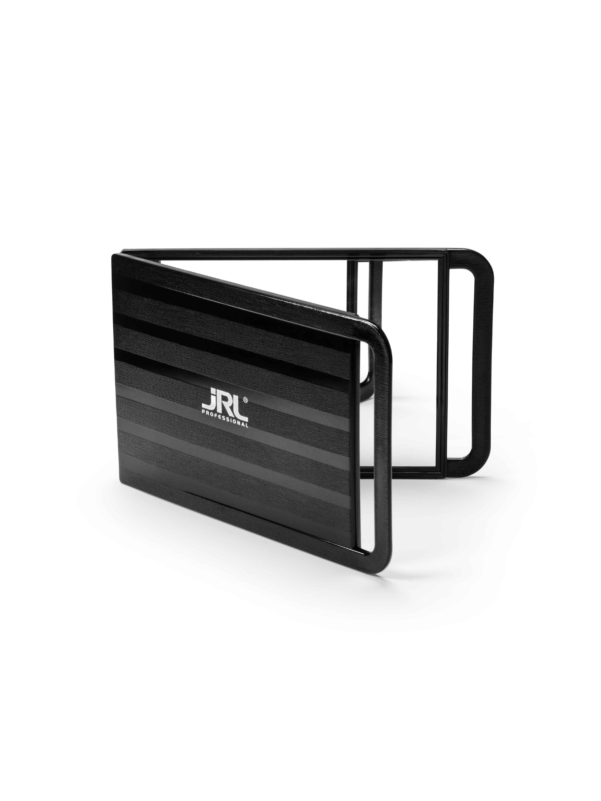 JRL Folding Mirror Black / White – Professional Large Foldable Barber Mirror
