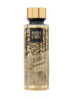NISH LADY WILD SHIMMER BODY MIST 260 ML – LEOPARD / CROCODILE / ZEBRA SHIMMER COLLECTION