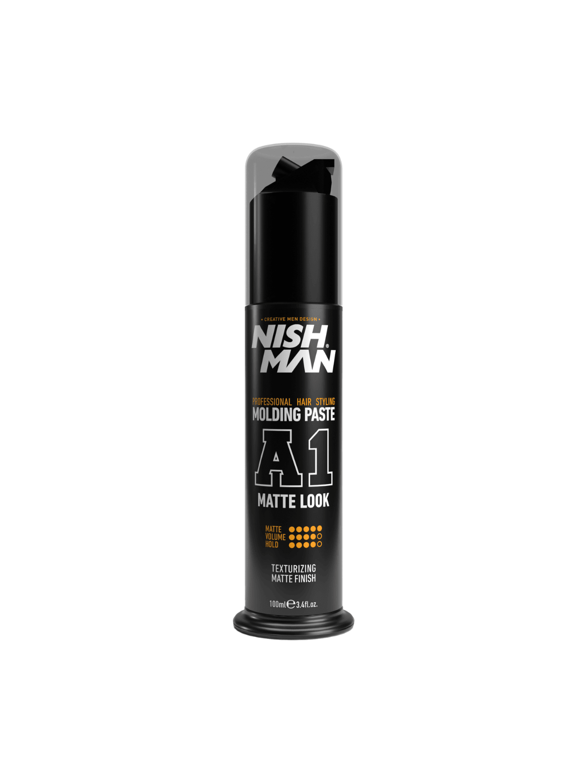 NISHMAN NİSHMAN A1 Mat görünüm saç şekillendirme yapıştırıcısı, 100 ml şeffaf kutuda saç stilizasyon ürünü