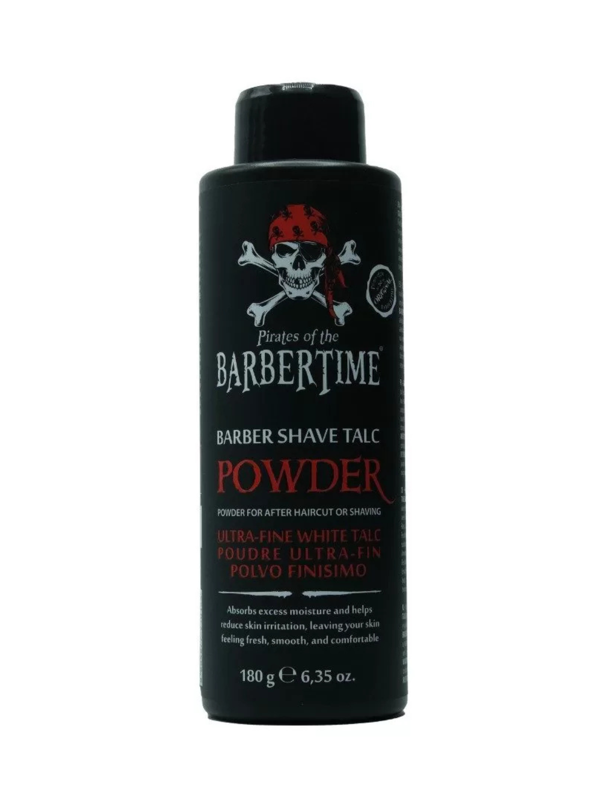 BARBERTIME Barber Shave Talc Powder 180 G – Professional Barber Talc