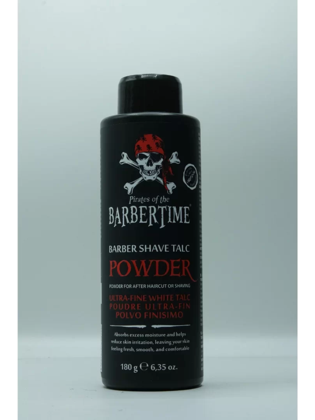 BARBERTIME Barber Shave Talc Powder 180 G – Professional Barber Talc