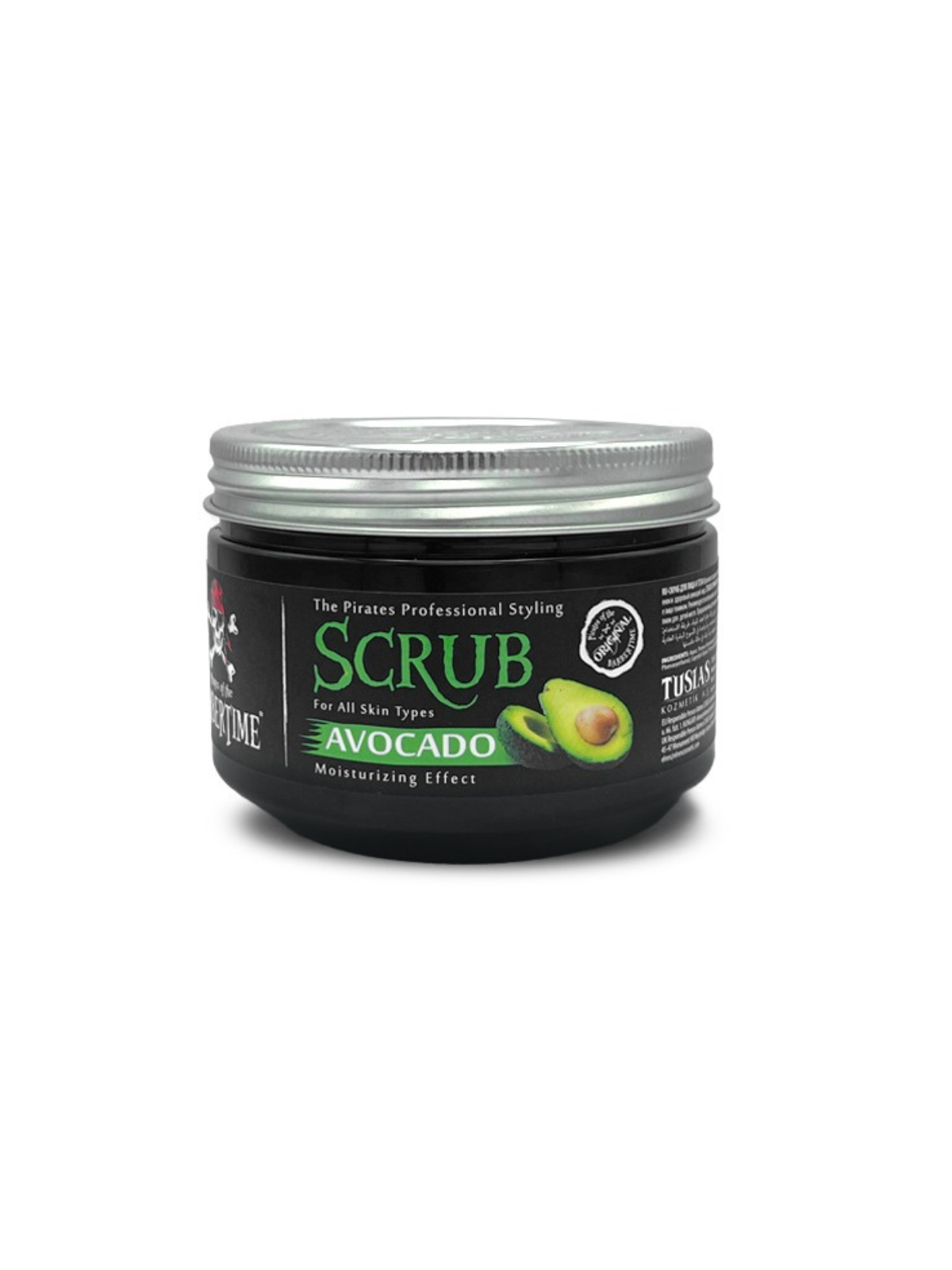BARBERTIME SCRUB 300 ML – FACE & BODY EXFOLIATING SCRUB (2 VARIANTS: AVOCADO & HONEY)