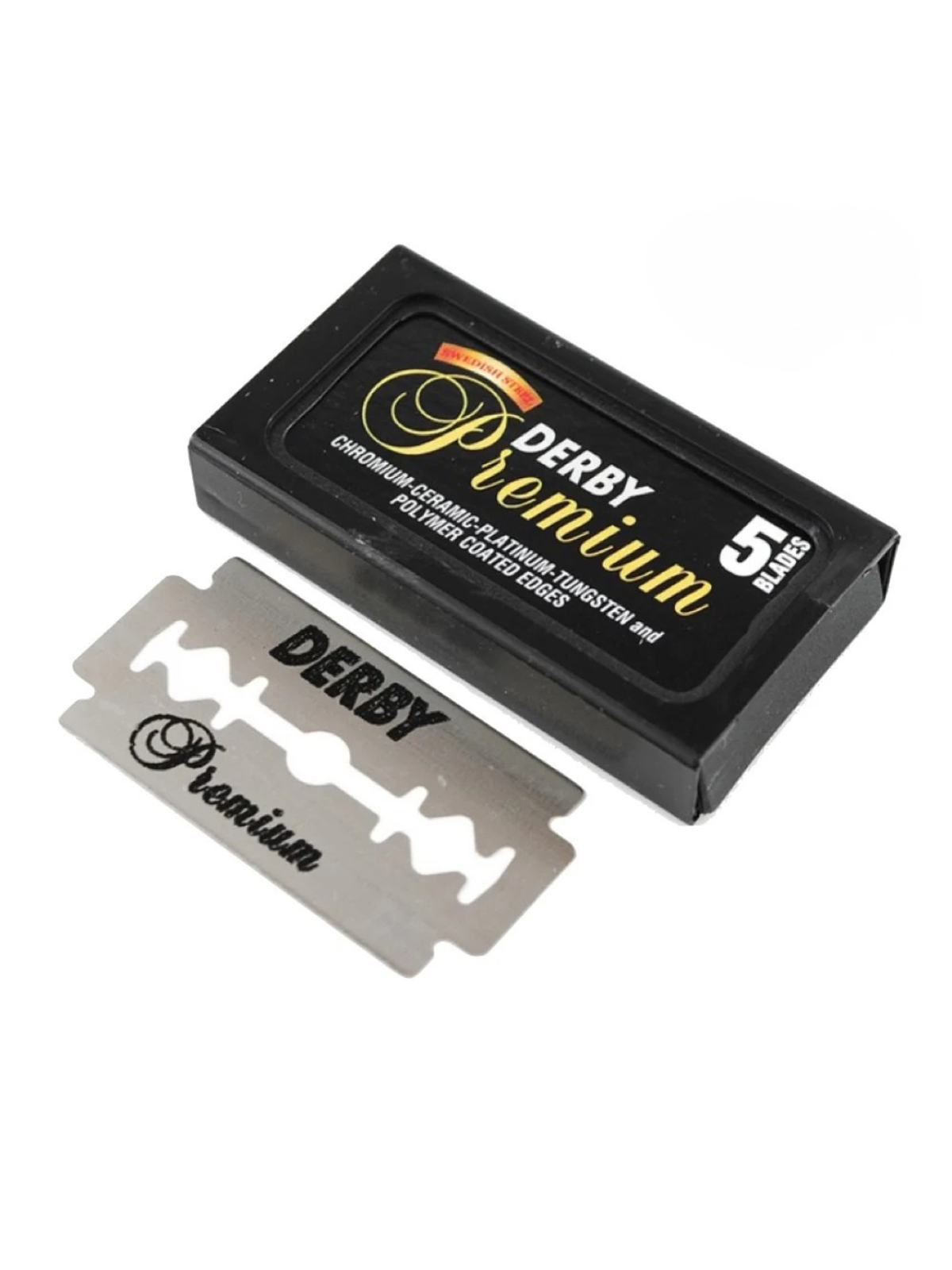 DERBY PREMIUM DE BLADES 5 PK – PROFESSIONAL DOUBLE EDGE RAZOR BLADES