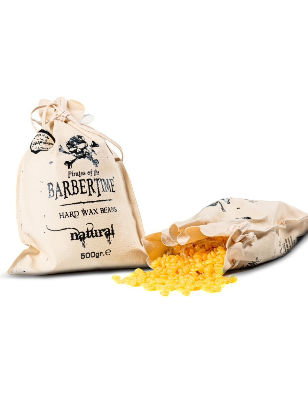 BARBERTIME Hard Wax Beans 500 G – Professional Stripless Hair Removal Wax (Black / Natural / Azulen)