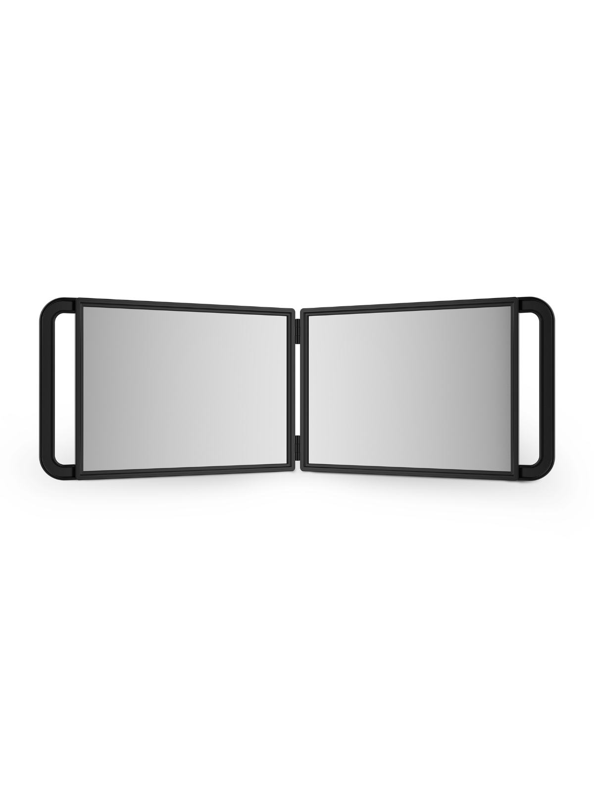 JRL Folding Mirror Black / White – Professional Large Foldable Barber Mirror