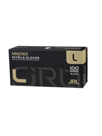 JRL BLACK NITRILE GLOVES – 100 PCS
