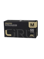JRL BLACK NITRILE GLOVES – 100 PCS