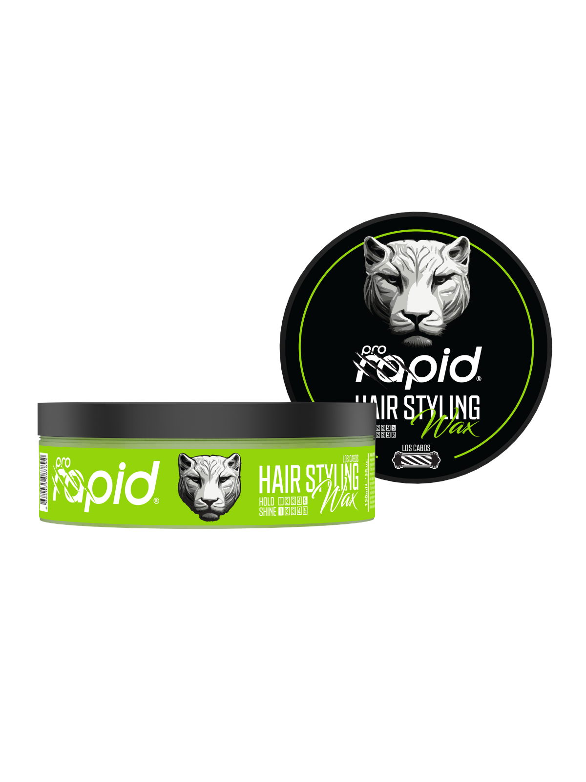 PRO RAPID MEN HAIR STYLING WAX LOS CABOS 150 МЛ – ВОДОРАЗТВОРИМА ВАКСА ЗА КОСА С АРОМАТ НА ЗЕЛЕНА ЯБЪЛКА