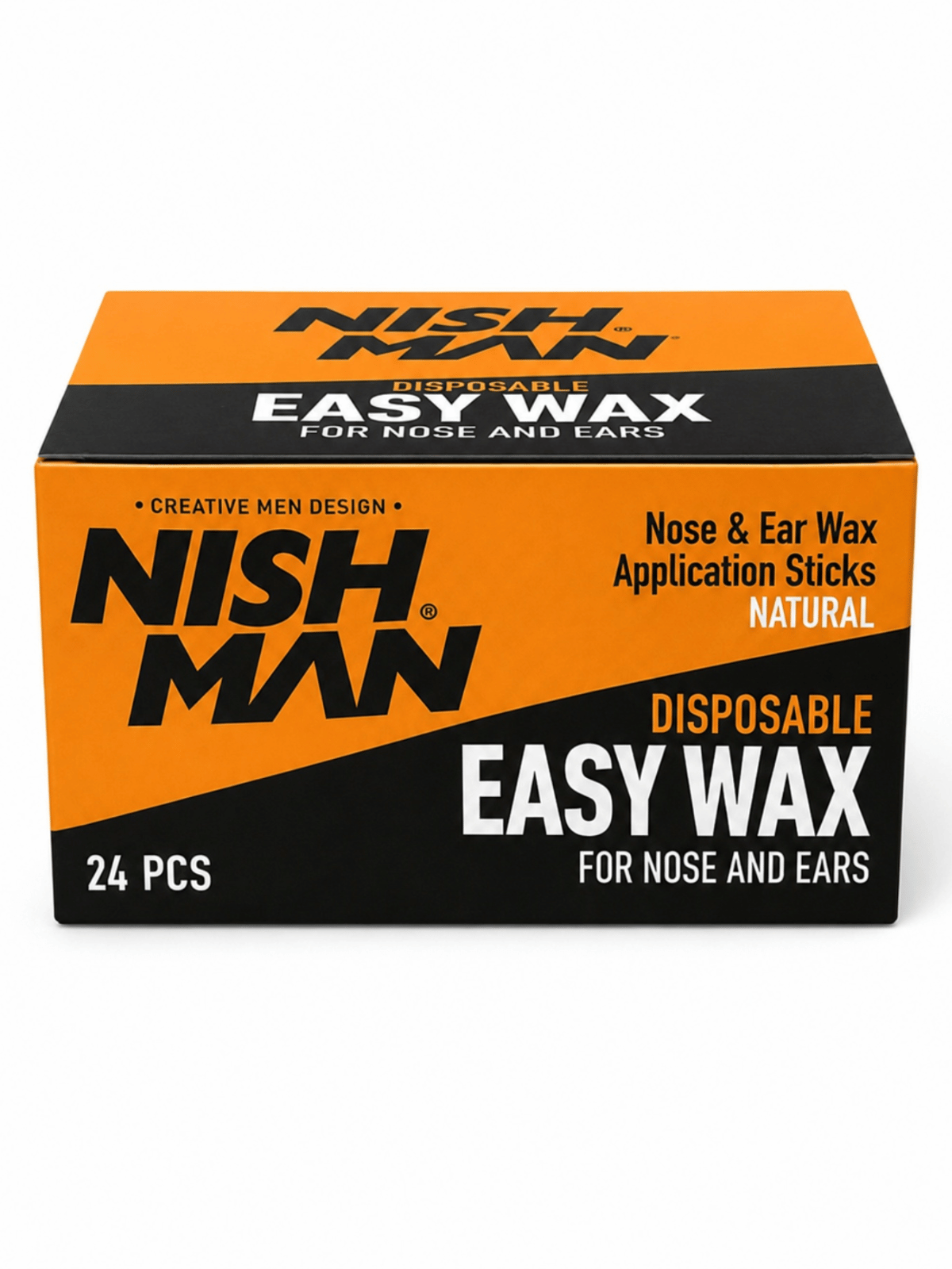 NISHMAN Easy Wax for Nose & Ears – Hair Removal Wax Kit (24 PCS)