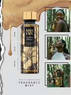 NISHLADY FRAGRANCE BODY SPRAY GOLDEN HONEY 260 мл