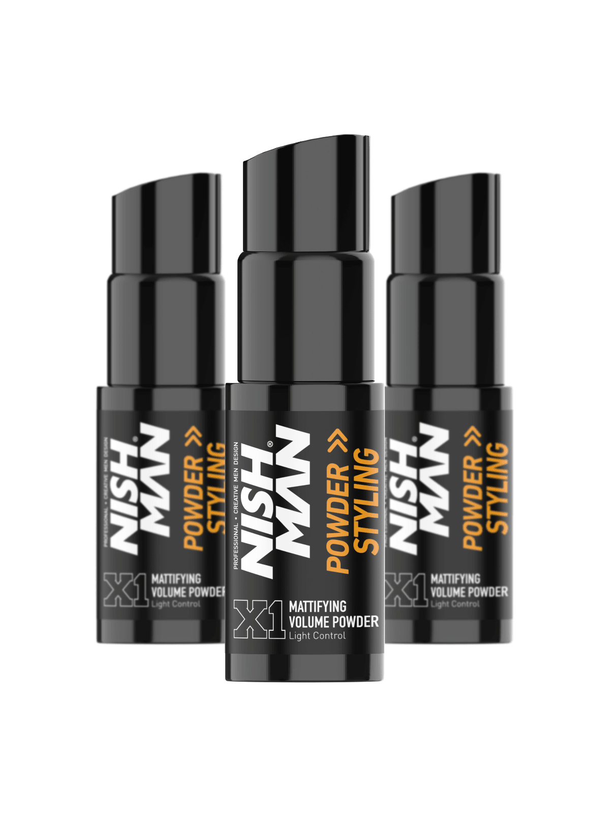NISHMAN Powder Styling Wax X1, 20 gram, mat ve hacim veren toz wax, saç şekillendirme ürünü, doğal görünümlü saçlar için.