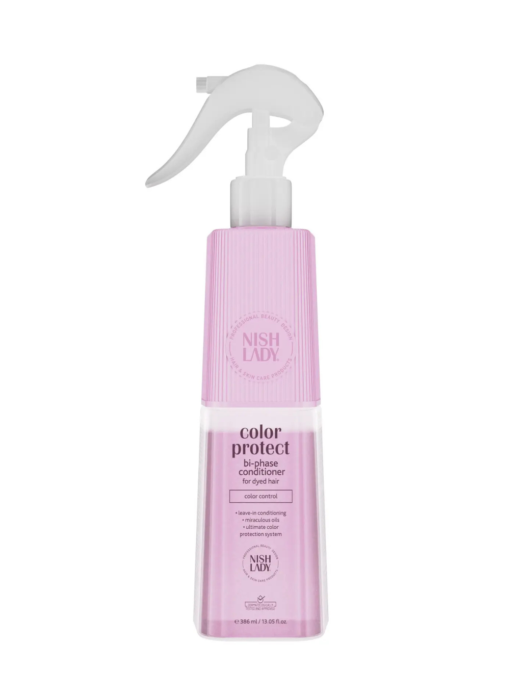 NISHLADY Color Protect Bi-Phase Conditioner 386 ml – Leave-In Conditioner For Colored Hair