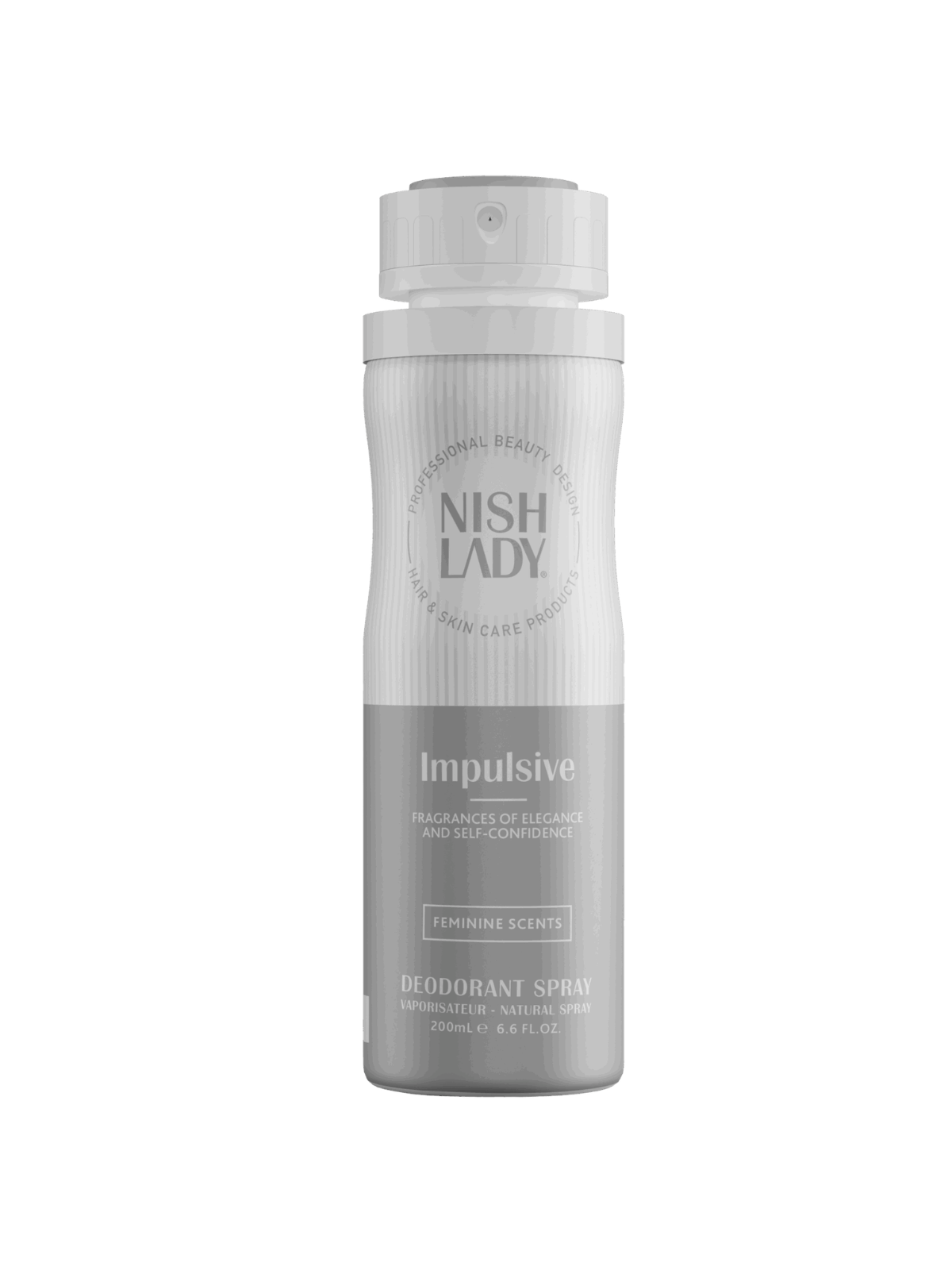 NISHLADY DEODORANT SPRAY 200 МЛ – ПРОФЕСИОНАЛНА СЕРИЯ ДАМСКИ ДЕЗОДОРАНТИ (01–06)