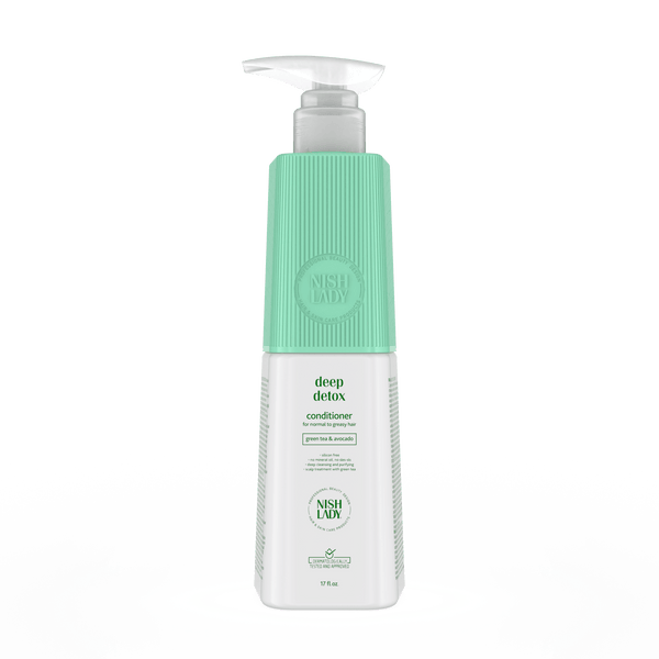 NishLady Deep Detox Saç Kremi 503 ml, derin temizlik ve bakım sağlayan saç bakım ürünü, ön yüz görüntüsü