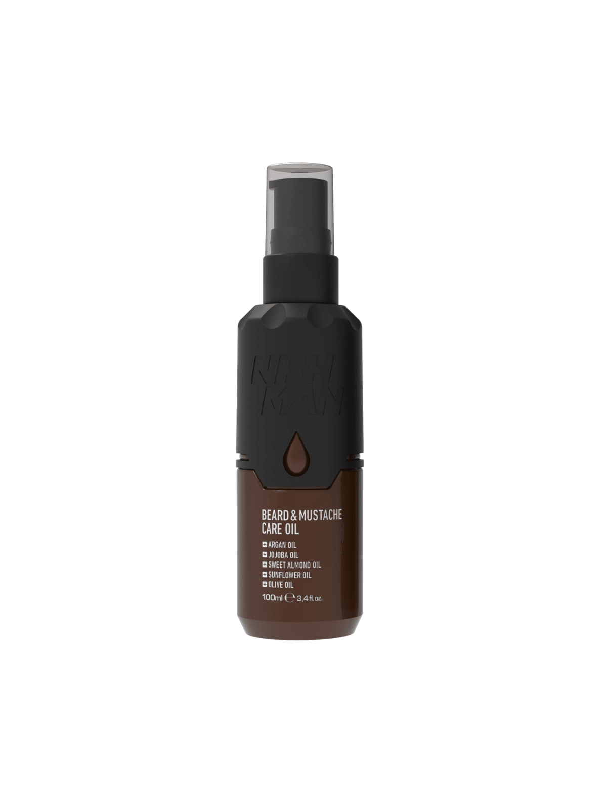 NISHMAN BEARD & MUSTACHE CARE OIL 100 ML – ПОДХРАНВАЩО ОЛИО ЗА БРАДА