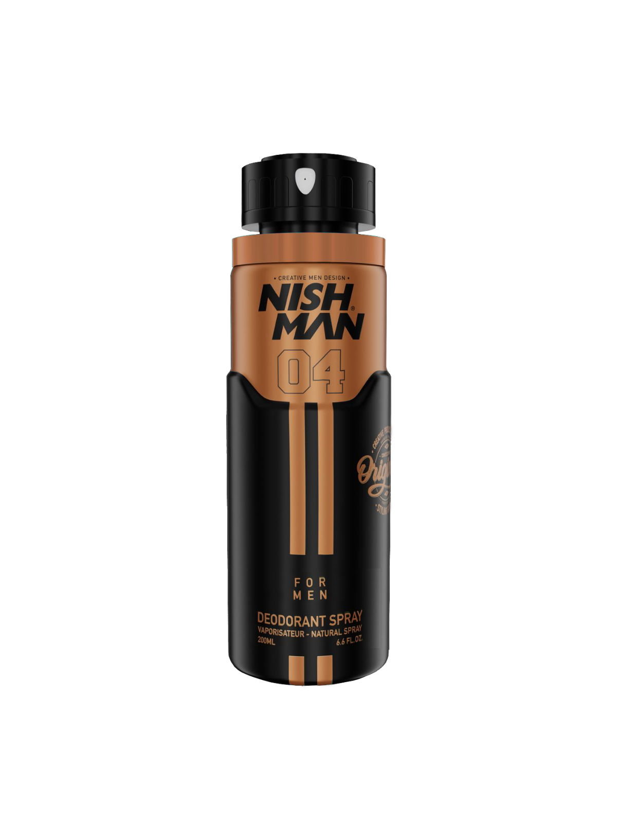 NISHMAN DEODORANT SPRAY 200 ML – PROFESSIONAL MEN’S DEODORANT SPRAY COLLECTION (01–06)