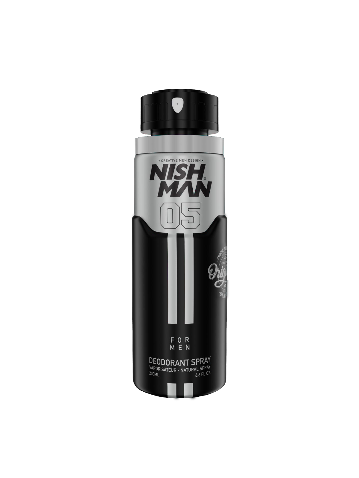 NISHMAN DEODORANT SPRAY 200 ML – PROFESSIONAL MEN’S DEODORANT SPRAY COLLECTION (01–06)