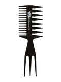 NISHMAN HAIR COMB 034 – PROFESSIONAL MULTI-TEETH CUTTING AND STYLING COMB