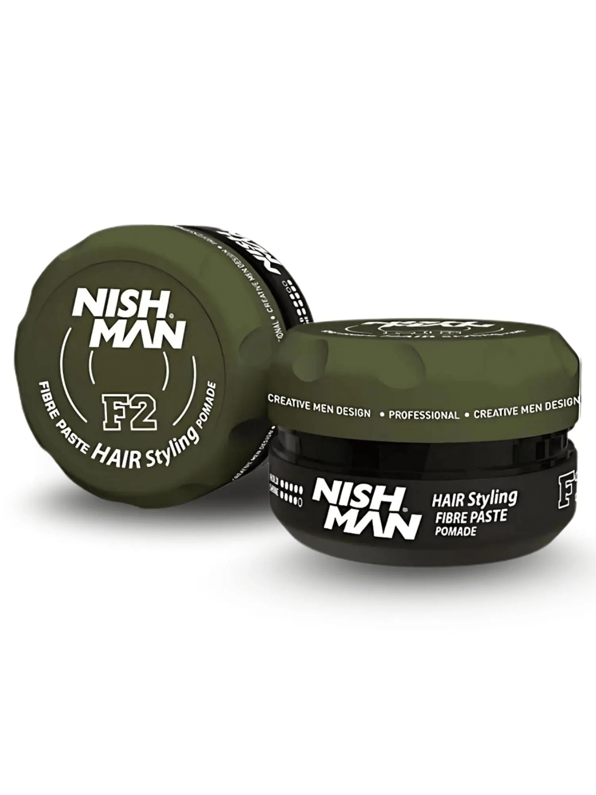 NISHMAN HAIR STYLING FIBRE PASTE POMADE F2 100 ML – МАТОВА ПАСТА ЗА КОСА СЪС СИЛНА ФИКСАЦИЯ