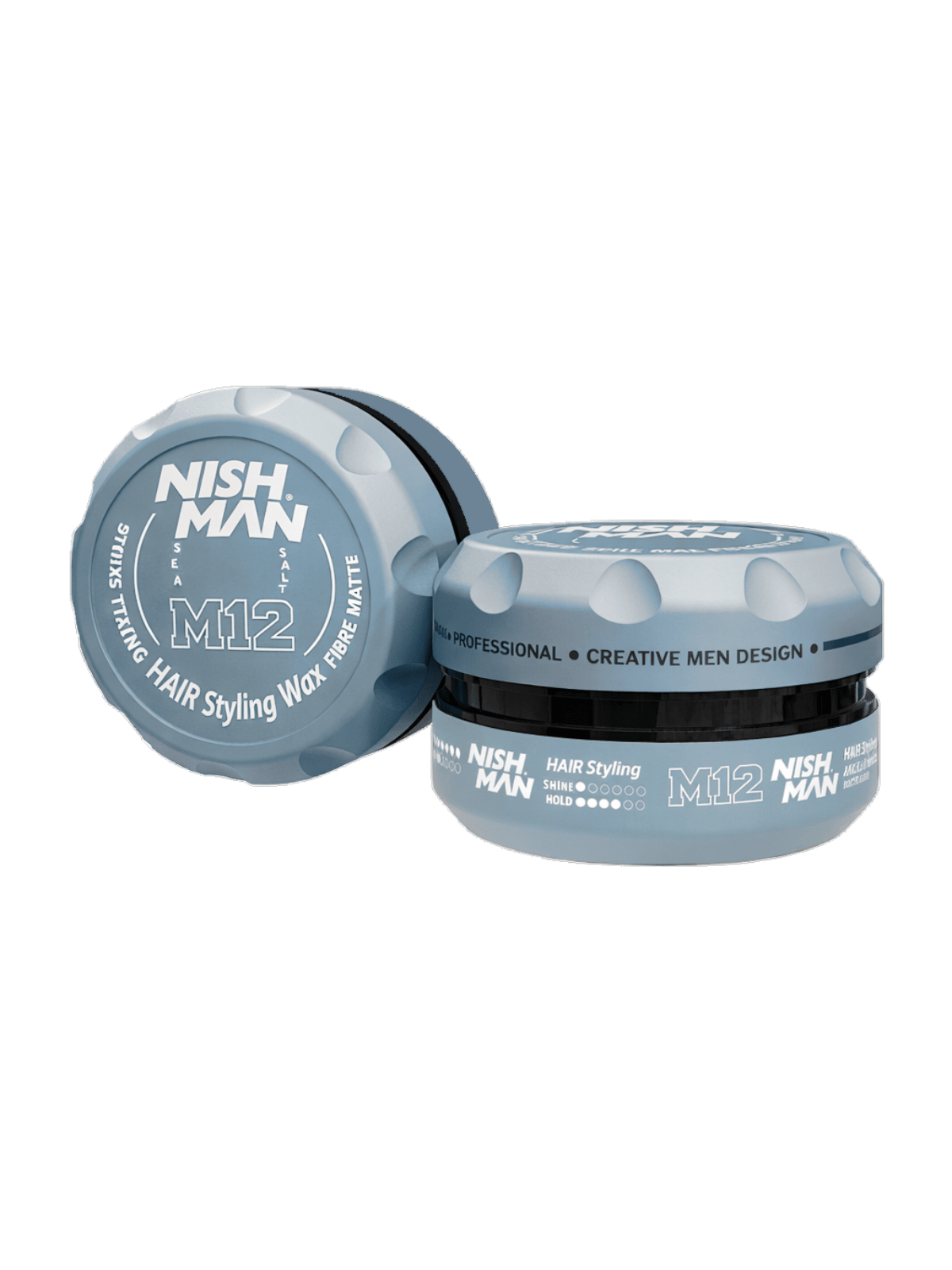 NISHMAN AQUA HAIR STYLING MATTE WAX M12 100ML – MATTE FINISH STRONG HOLD HAIR WAX