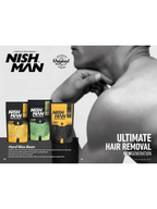 Nishman sert ağda taneleri, 500 g profesyonel saç giderme wax, doğal ve güçlü saç alışkanlığı için kullanılır.