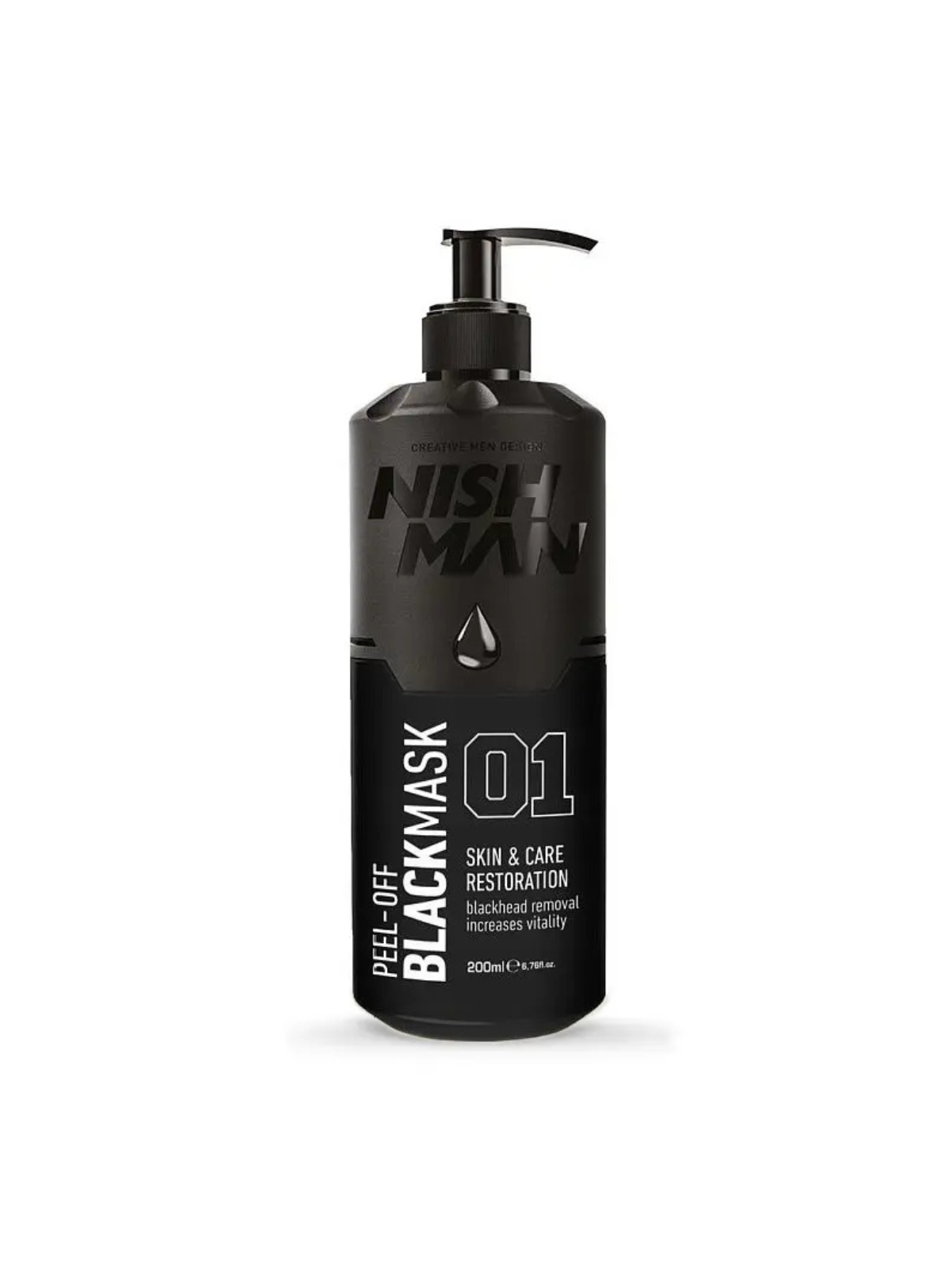 NISHMAN PEEL-OFF MASK 200 ML – ПРОФЕСИОНАЛНА PEEL-OFF МАСКА ЗА ЛИЦЕ (BLACK / GOLD / SILVER)