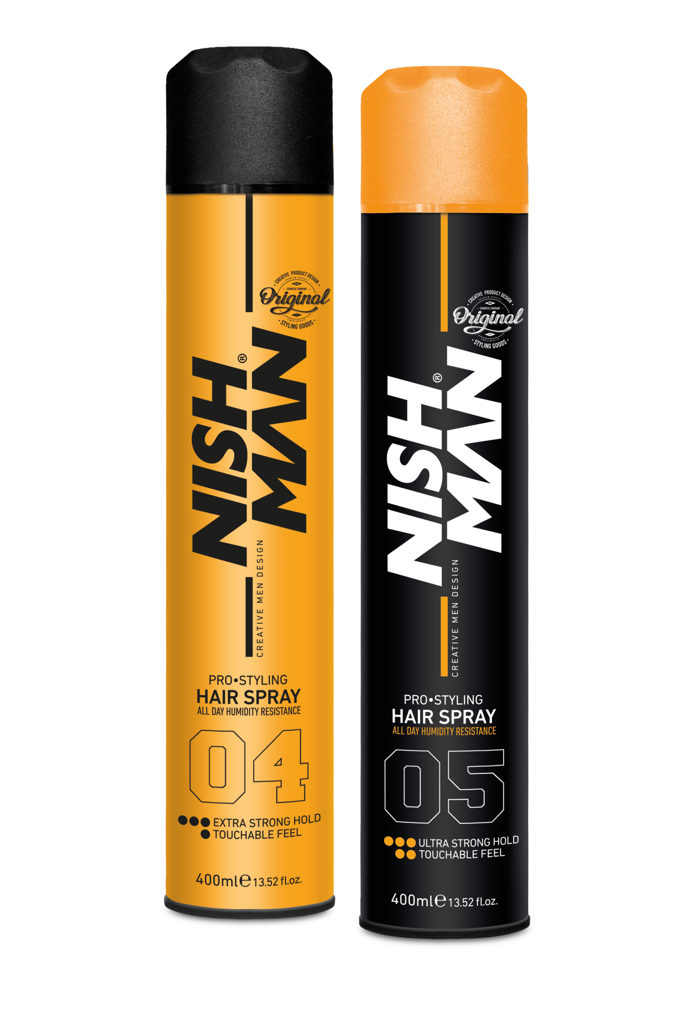Nishman Hair Sprays Ultra Hold 05, Extra Hold 04 & Sheen Spray