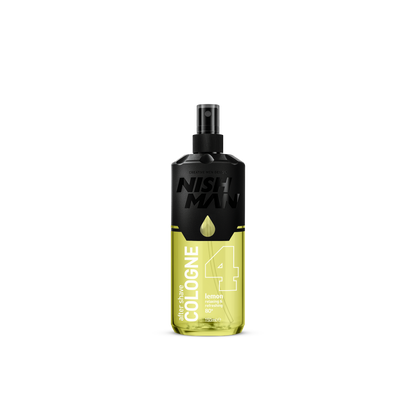 Nishman cologne bottle on a white background