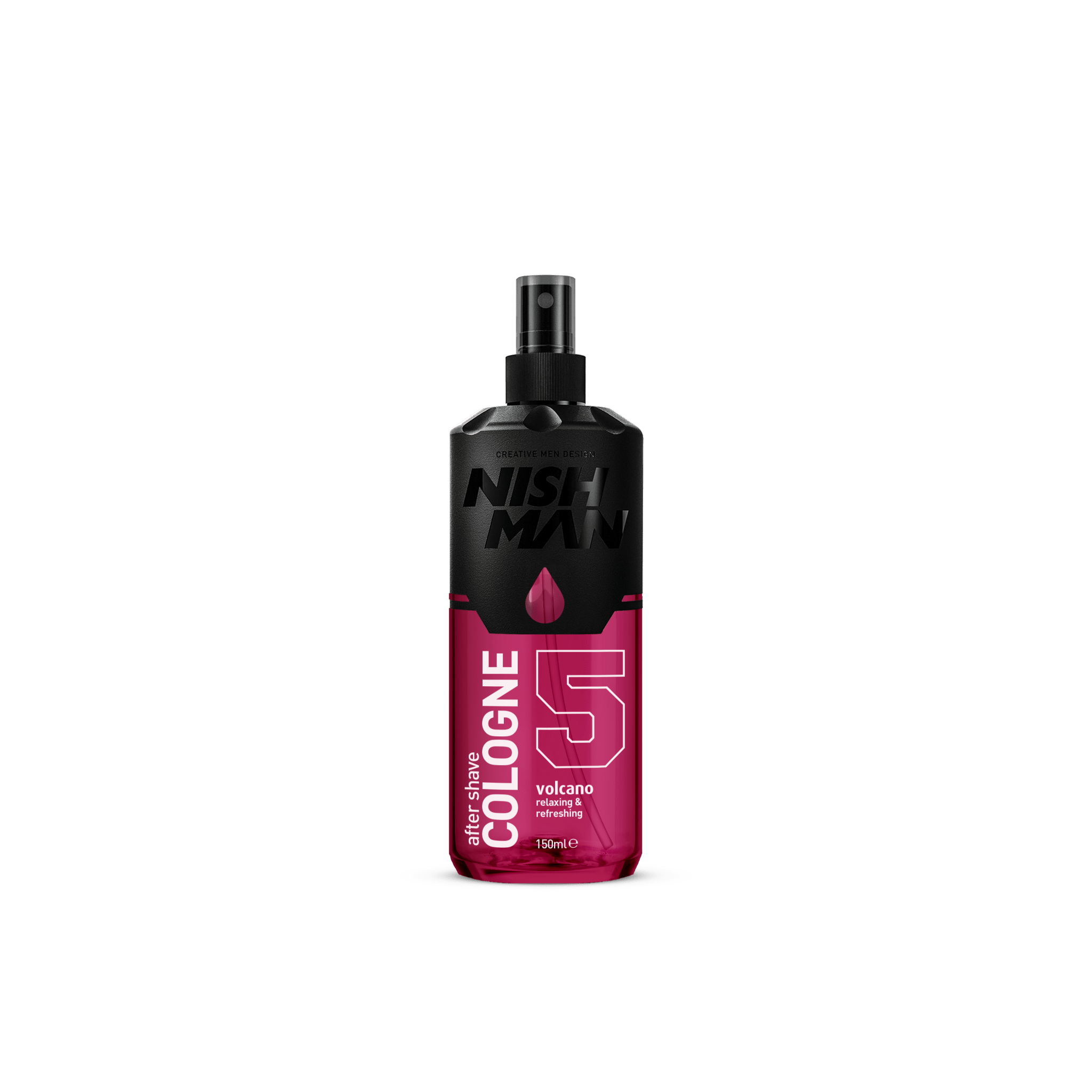Nishman Cologne Volume 5 spray bottle on a white background