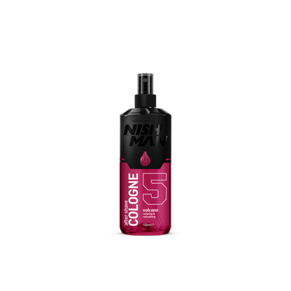 Nishman Cologne Volume 5 spray bottle on a white background