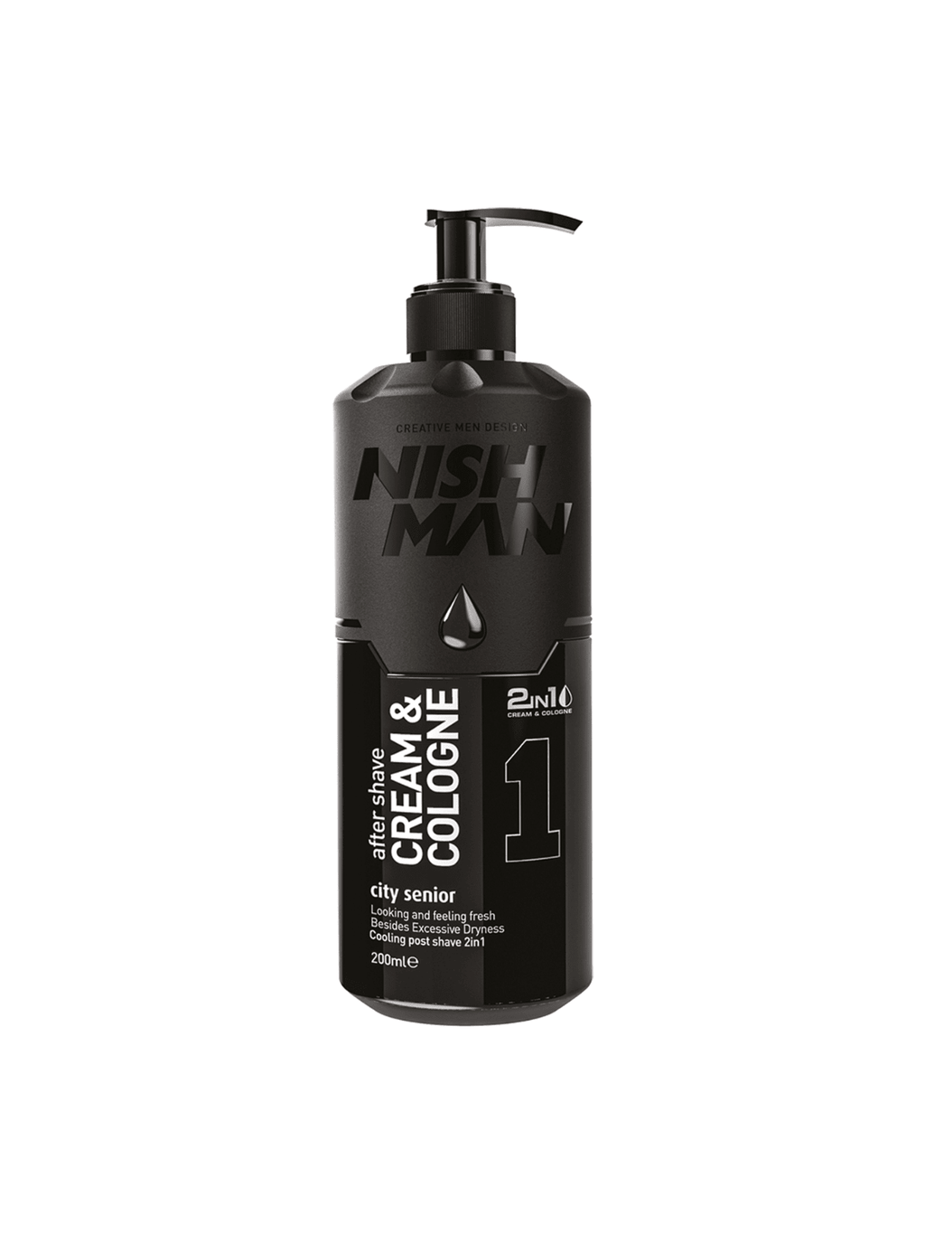 NISHMAN After Shave Cream Cologne 200 ml – 2 in 1 Professional Post Shave Care (5 Variants) 2