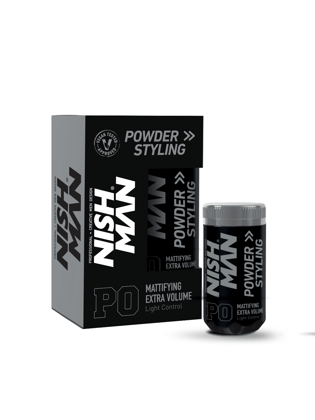 NISHMAN markalı toz wax saç şekillendirme, mat görünüm ve hafif kontrol, 20 gram, saçta hacim ve doğal doku sağlar.