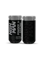 NISHMAN markalı toz wax, saç şekillendirme ürünü, mat görünüm ve hafif kontrol, ekstra hacim sağlar, 20 gr paket.