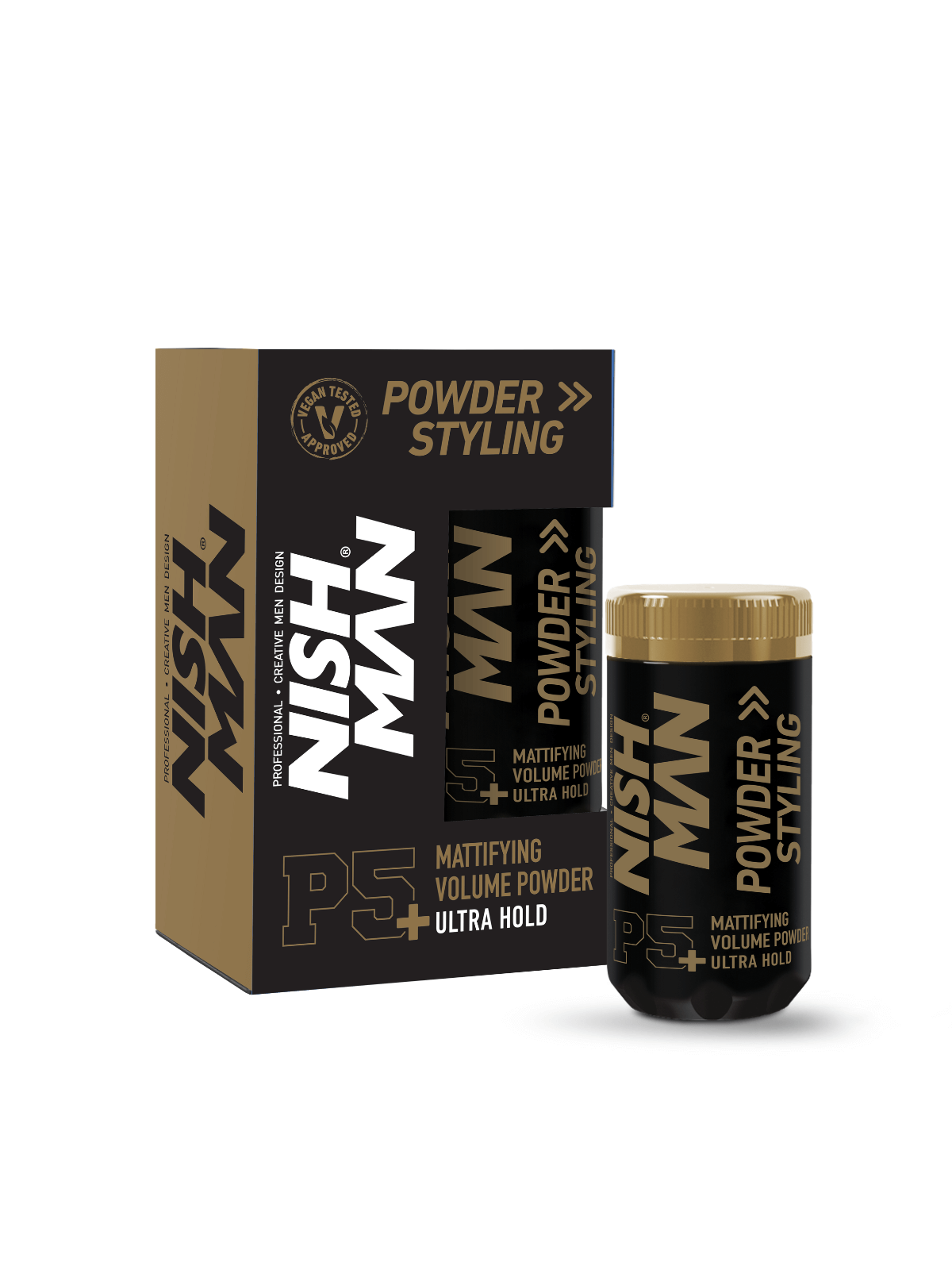 NISHMAN POWDER HAIR STYLING WAX ULTRA HOLD P5+