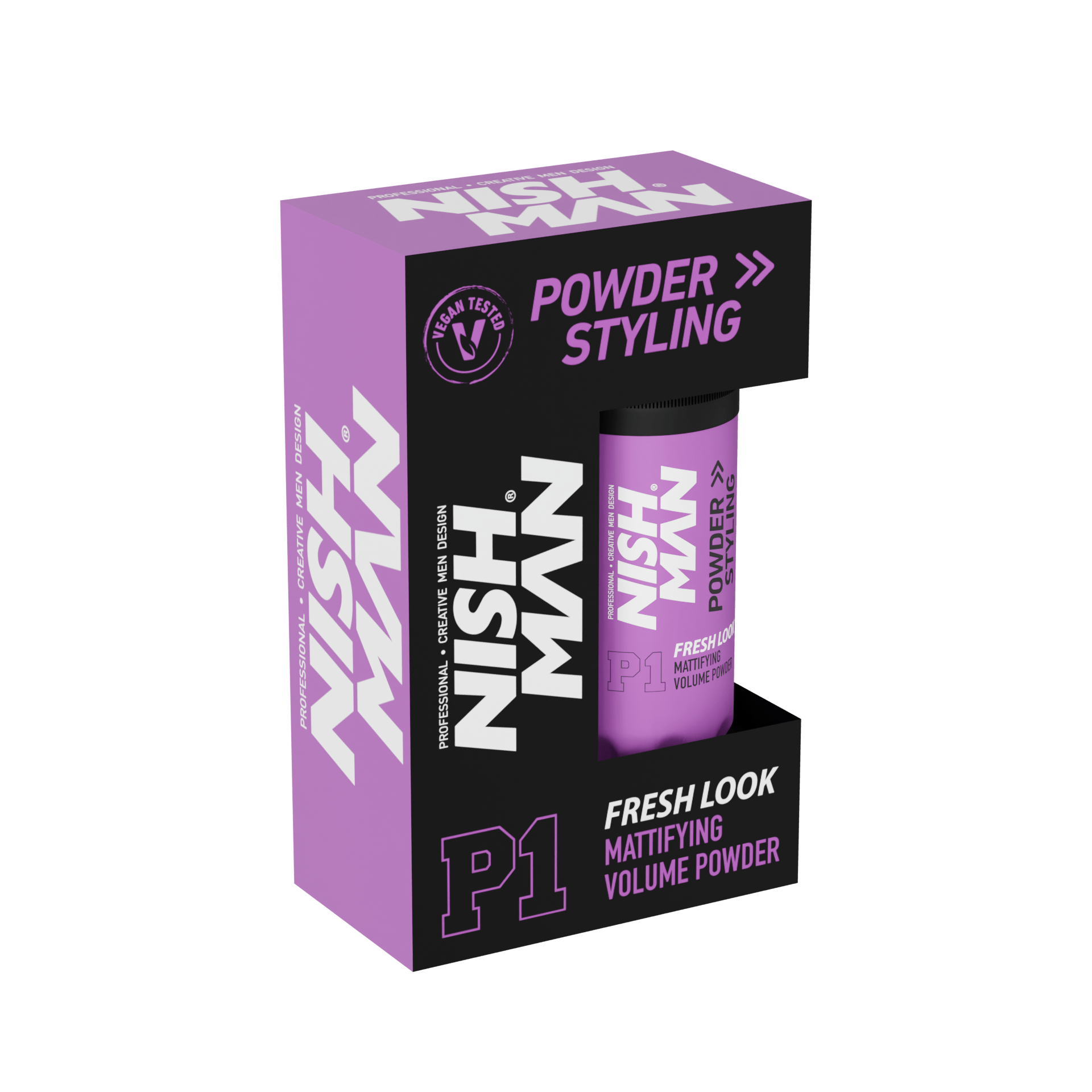 Nishman P1 Powder Wax – Volumizing Styling Powder For Hair 10 G / 20 G