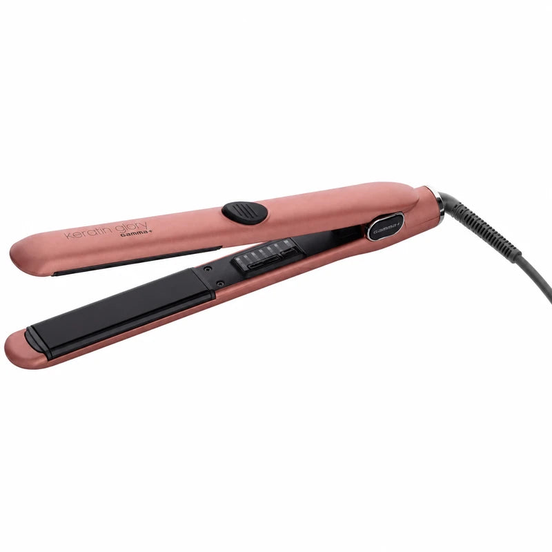 GAMMA+ Keratin Glory pink hair straightener
