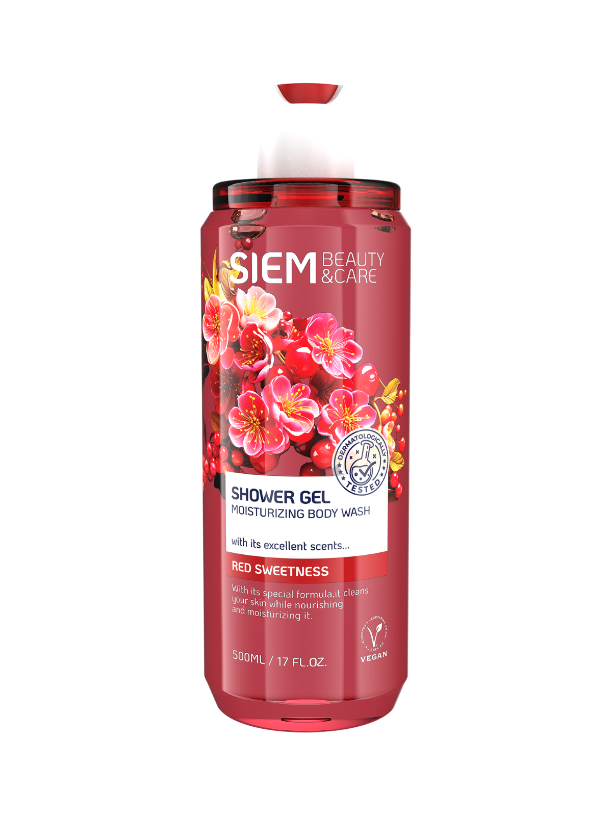 Siem Shower Gel Red Sweetness 500 ml