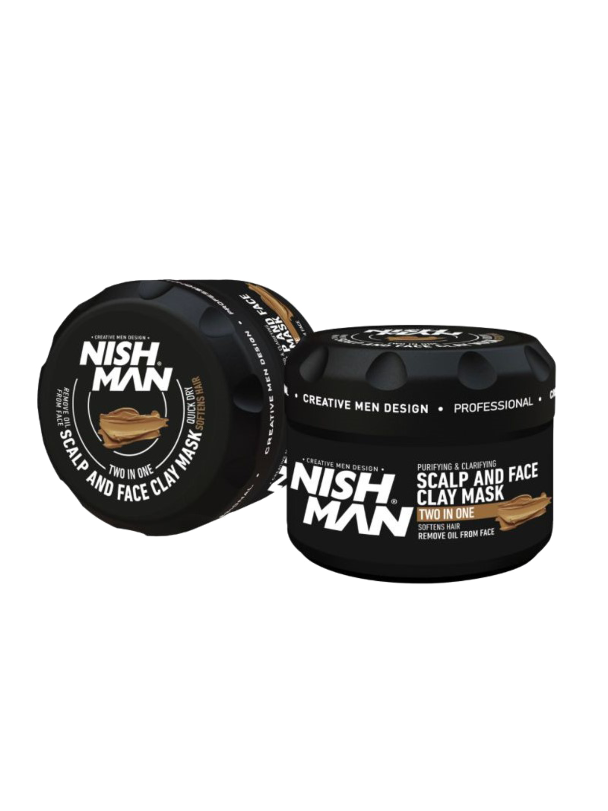 NISHMAN SCALP & FACE CLAY MASK 450 GR