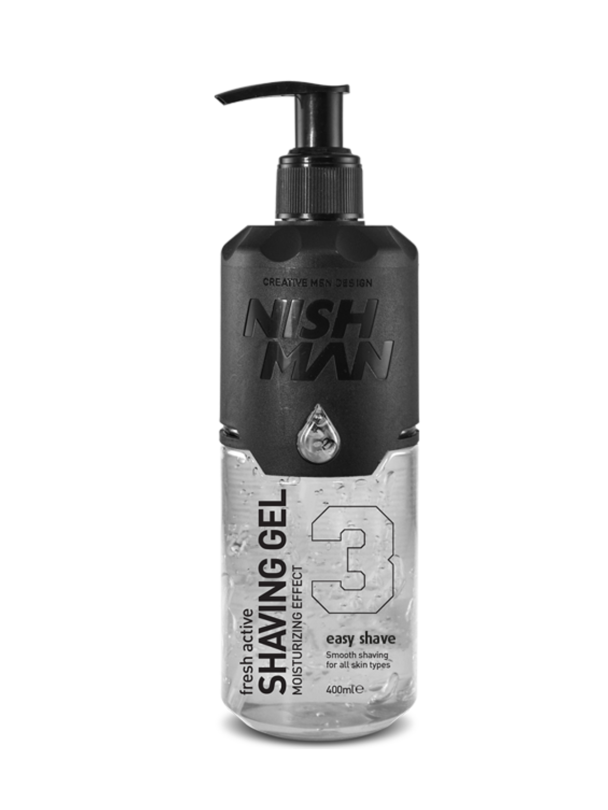 NISHMAN SHAVING GEL 400 МЛ – ПРОФЕСИОНАЛЕН ПРОЗРАЧЕН ГЕЛ ЗА БРЪСНЕНЕ (3 ВАРИАНТА)